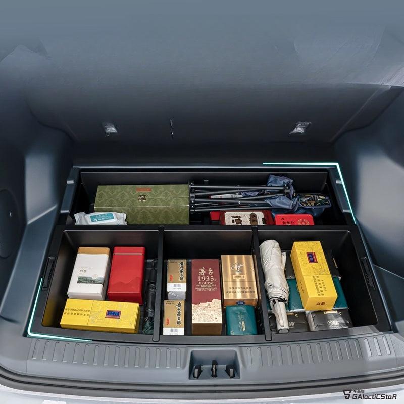 Upper and Lower Trunk Storage Boxes for Geely EX5 - Geelyevs