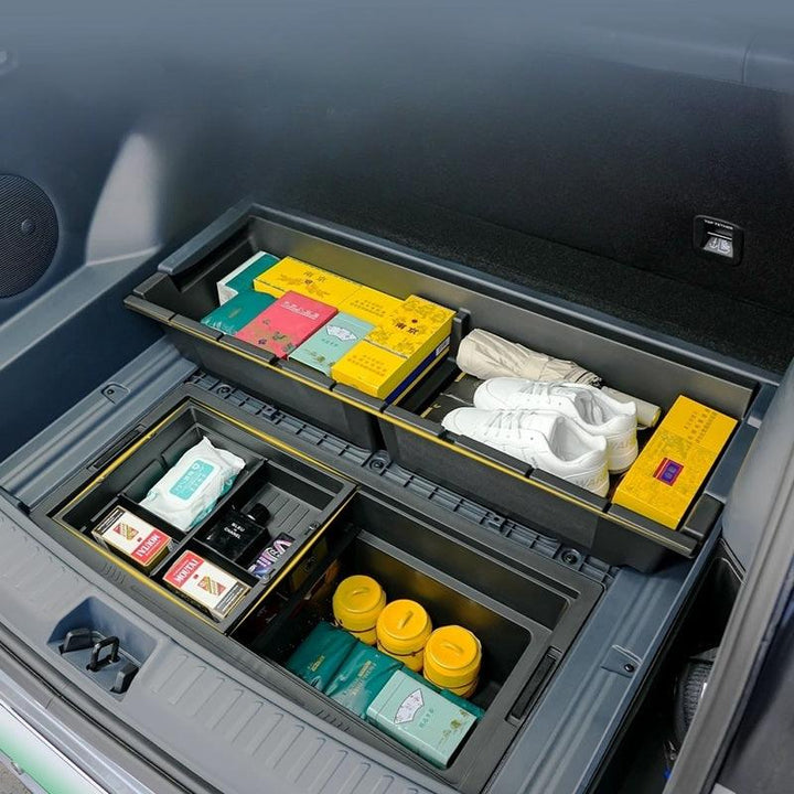 Upper and Lower Trunk Storage Boxes for Geely EX5 - Geelyevs