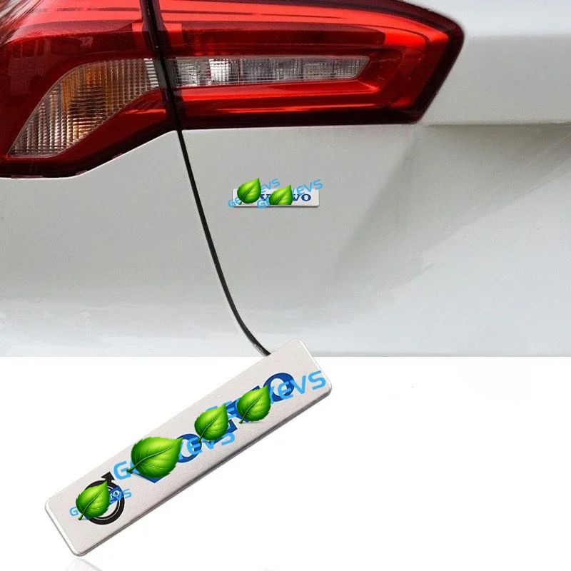 Aluminiums klistremerke for Volvo EX30