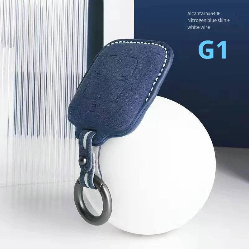 Suede Leather Key Holder for ZEEKR 7GT ZEEKR 7X/X ZEEKR 001/009