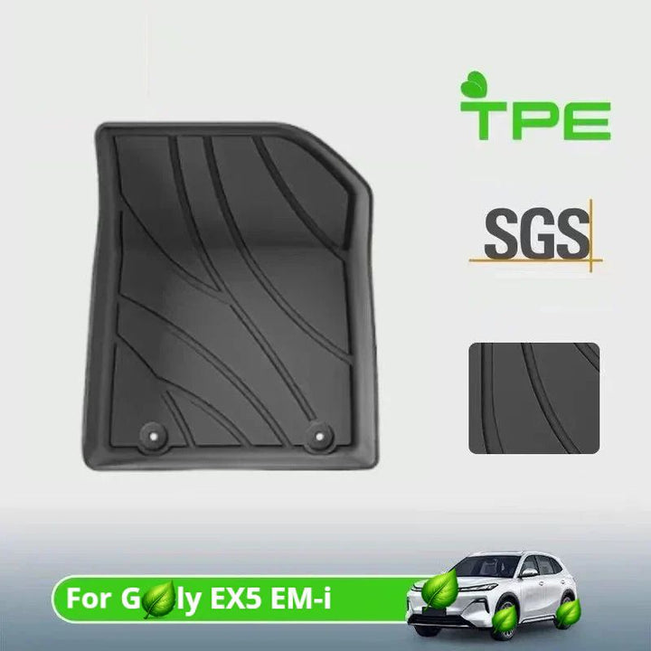 Tapis de sol et tapis de coffre en TPE pour Geely EX5 EM-i (MX)