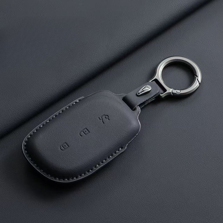 Luxury Leather Car Key Case Cover Fob Shell for  Lynk & Co 02