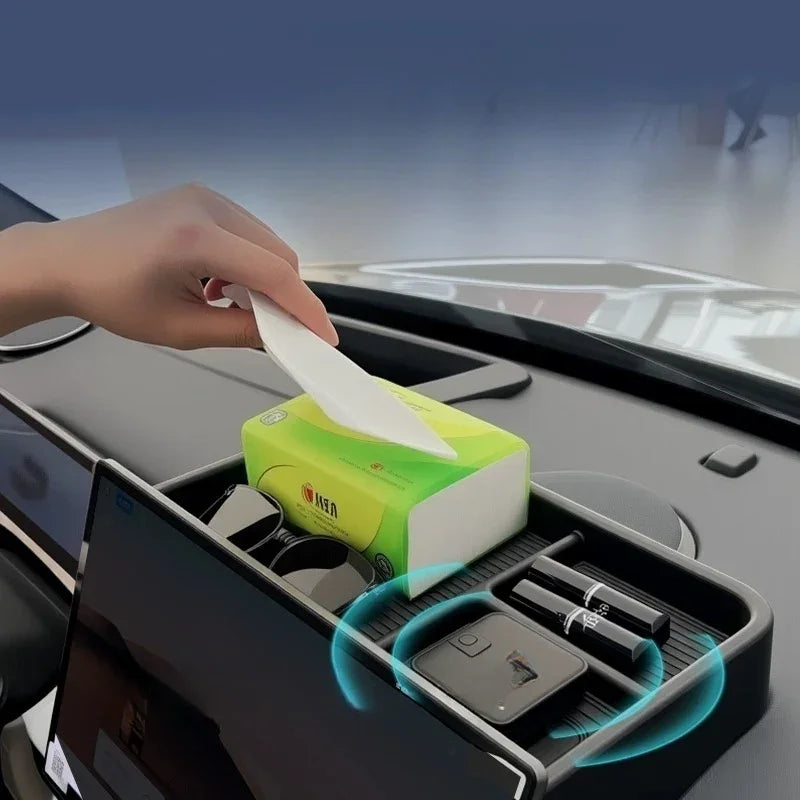 Center Console Screen Back Storage Box for Geely EX5 EM-i（MX） – Evstitan