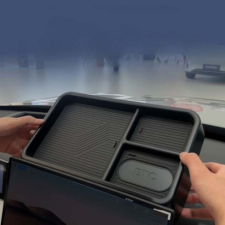 Center Console Screen Back Storage Box for Geely EX5 EM-i