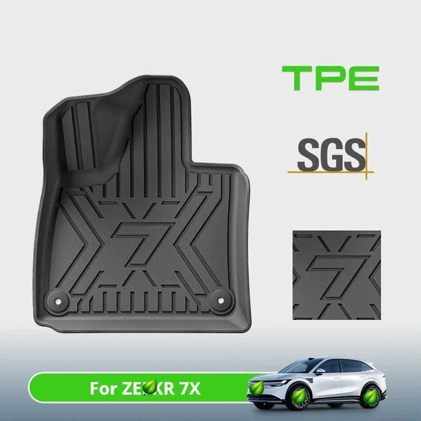 TPE Floor Mats for ZEEKR 7X | Custom Fit, All-Weather Protection