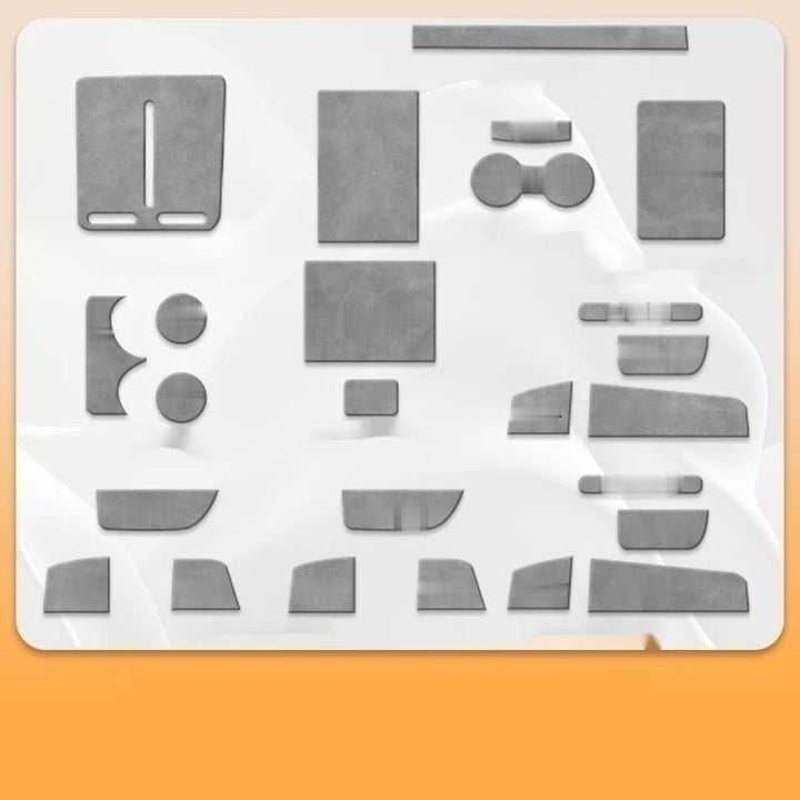 Car Slot Mats Cup Holder Inserts Coaster Pad Anti Slip for ZEEKR 7X - Geelyevs