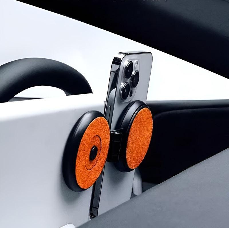 Alcantara Floating Magnetic Phone Holder - Geelyevs