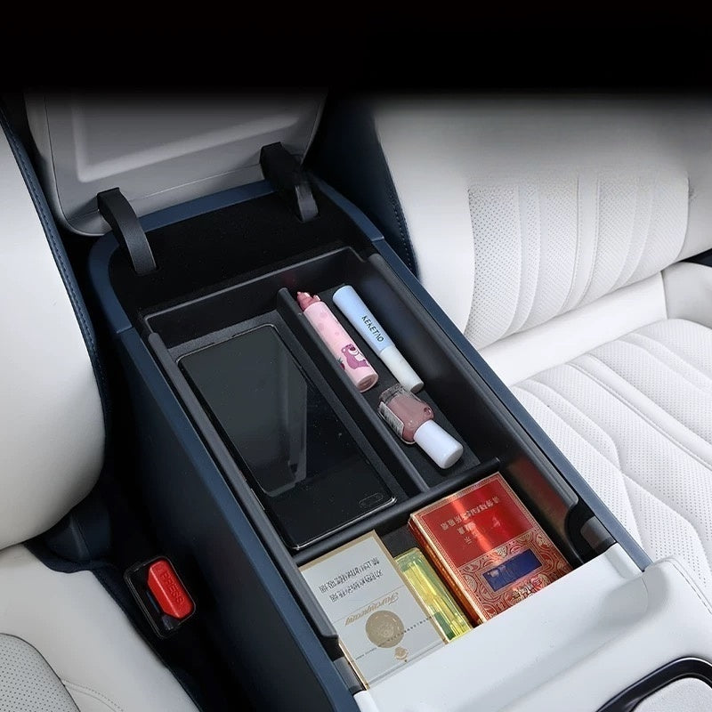 Center Console Organizer Tray and Behind Screen Storage Box for ZEEKR 7GT