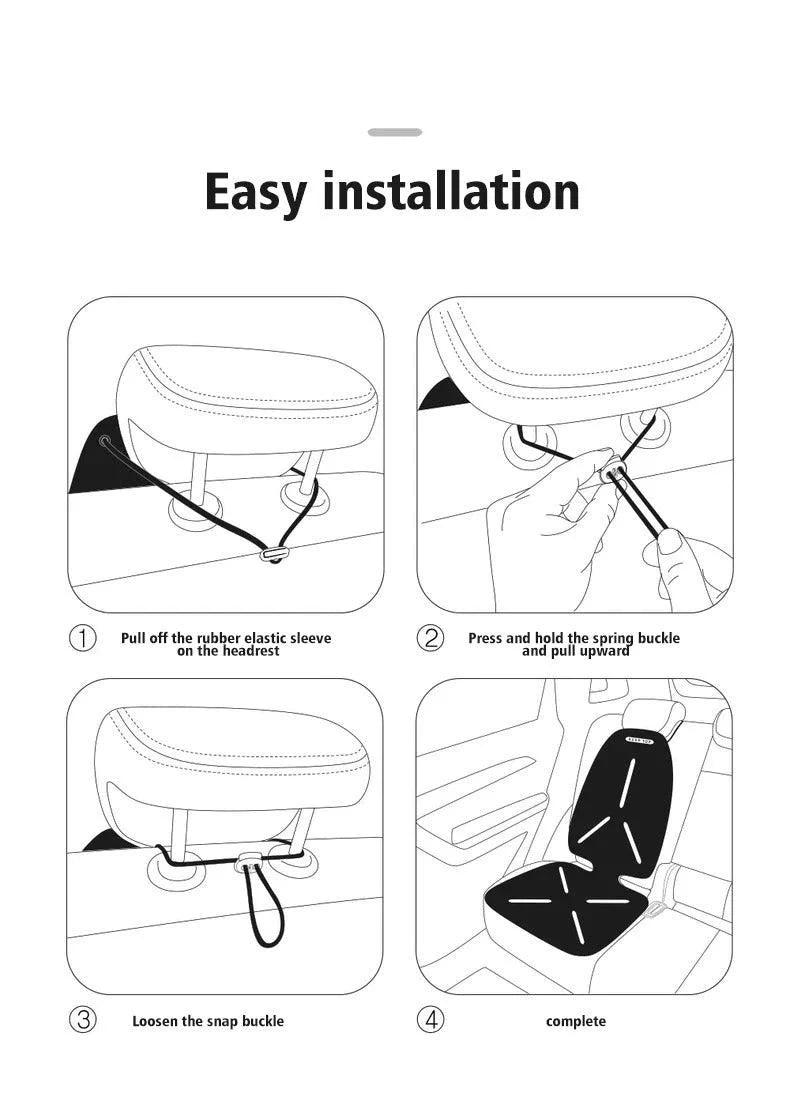 Child Car Seat Protector Car Seat Cover Cushion - Geelyevs