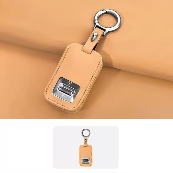 Leather Key Fob Cover for Zeekr 9X