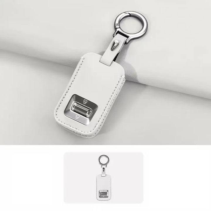 Leather Key Fob Cover for Zeekr 9X