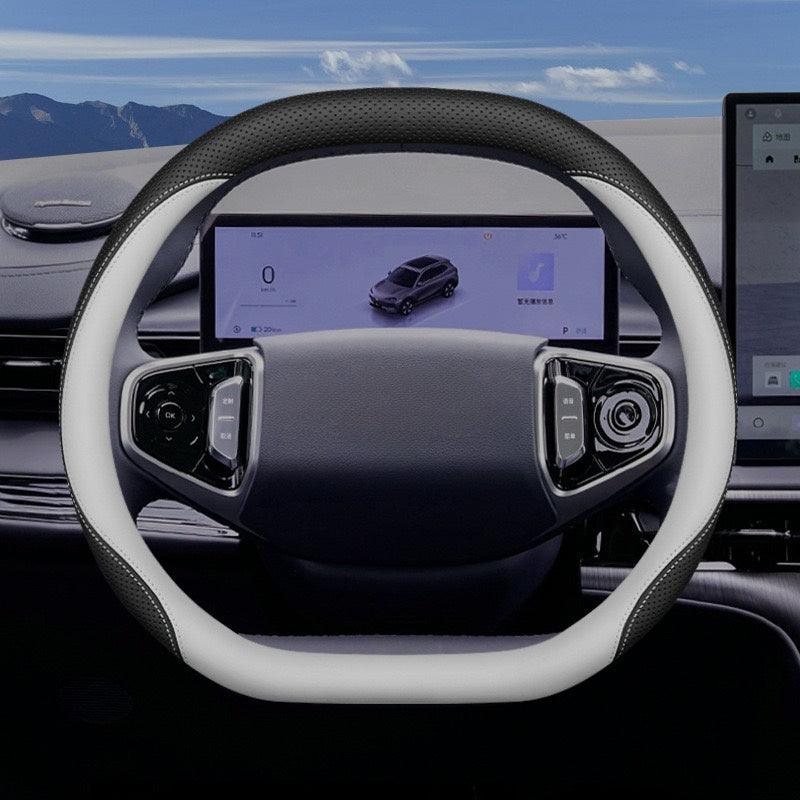 Napa Leather Steering Wheel Cover for Geely EX5 - Geelyevs