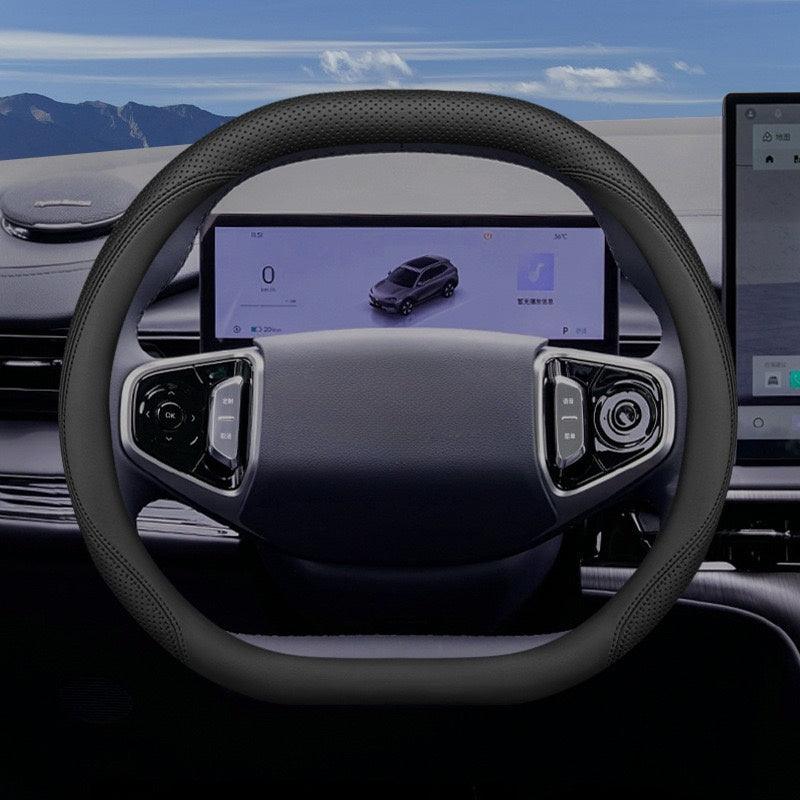 Napa Leather Steering Wheel Cover for Geely EX5 - Geelyevs