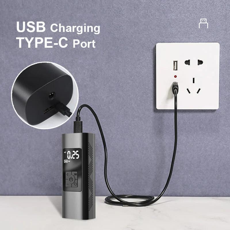 Portable Rechargeable Wireless Electric Tire Inflator - Geelyevs