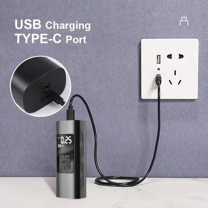 Portable Rechargeable Wireless Electric Tire Inflator - Geelyevs