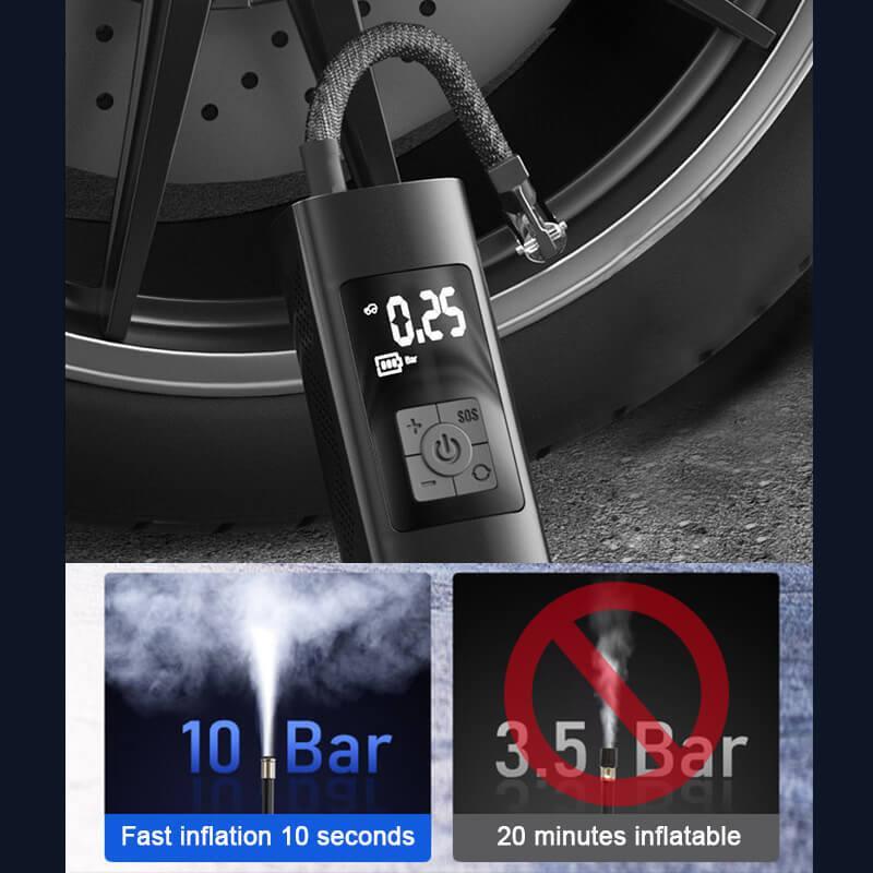 Portable Rechargeable Wireless Electric Tire Inflator - Geelyevs