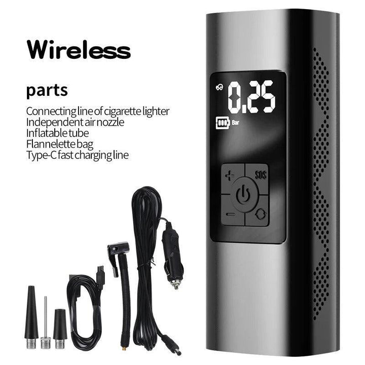 Portable Rechargeable Wireless Electric Tire Inflator - Geelyevs