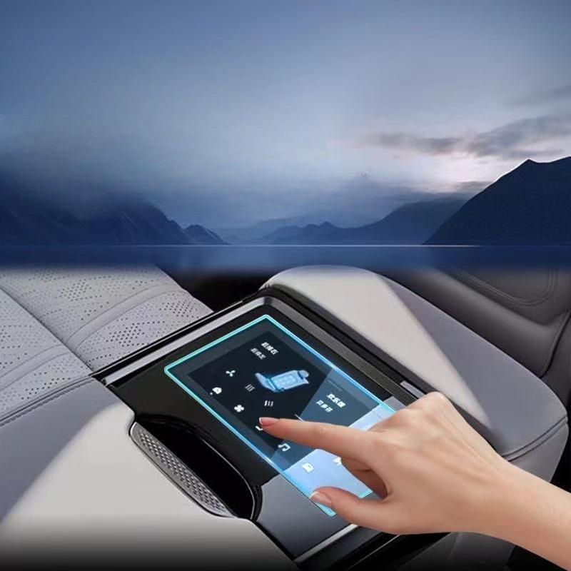 Navigation Touchscreen And Rear Armrest Screen Protectors For Zeekr 7x - Geelyevs