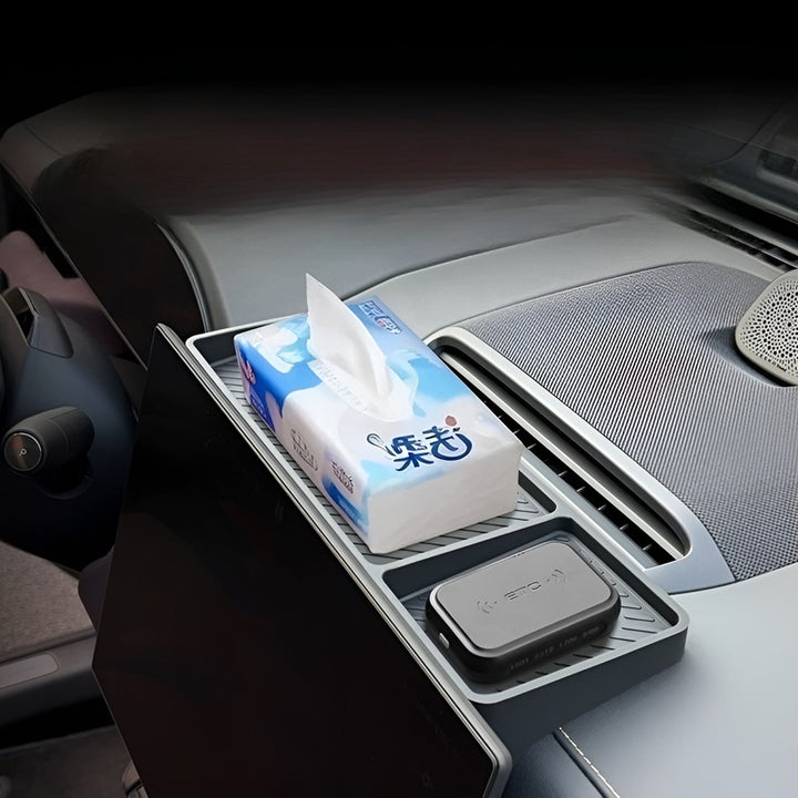 Center Console Organizer Tray and Behind Screen Storage Box for ZEEKR 7GT