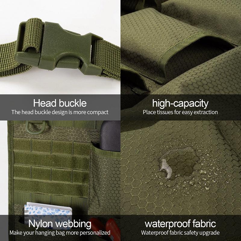 Car Seat Back Tactical Storage Bag