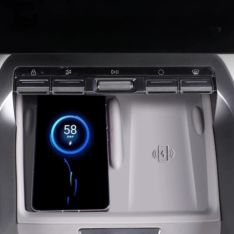 Center Console Wireless Charging Pad Silicone Mat for ZEEKR 7GT